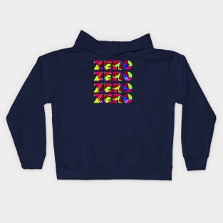 zero repetaed geometric shapes colourful new design Kids Hoodie